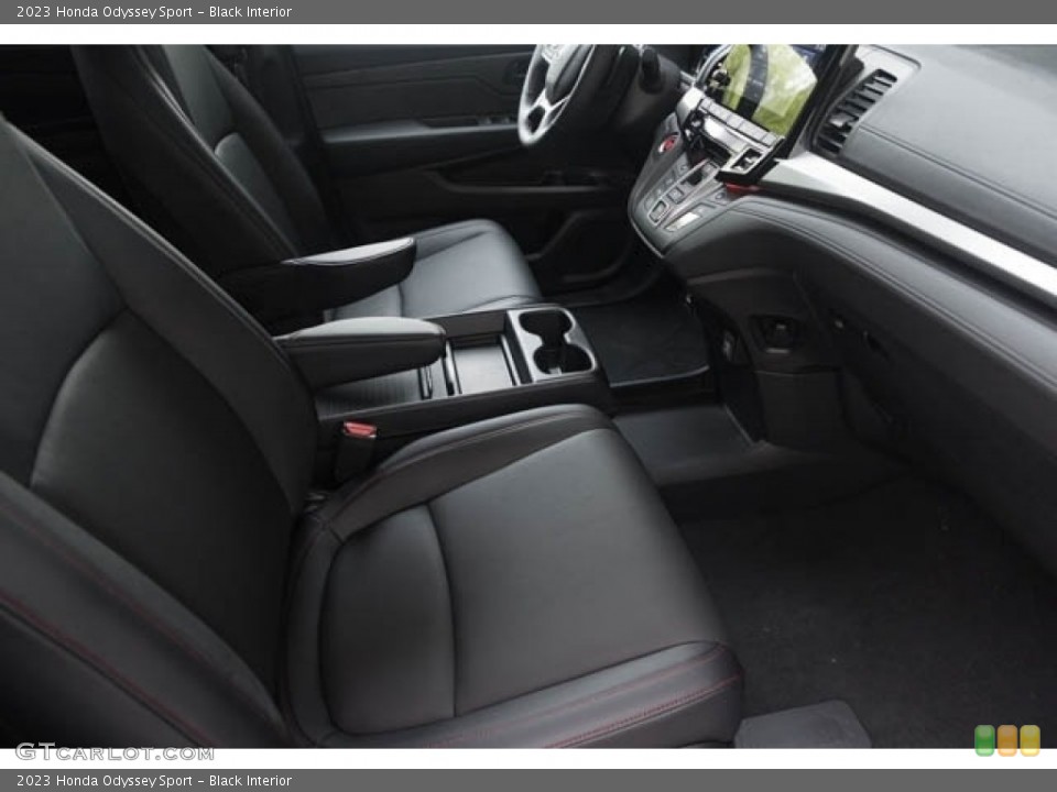Black Interior Front Seat for the 2023 Honda Odyssey Sport #144669809