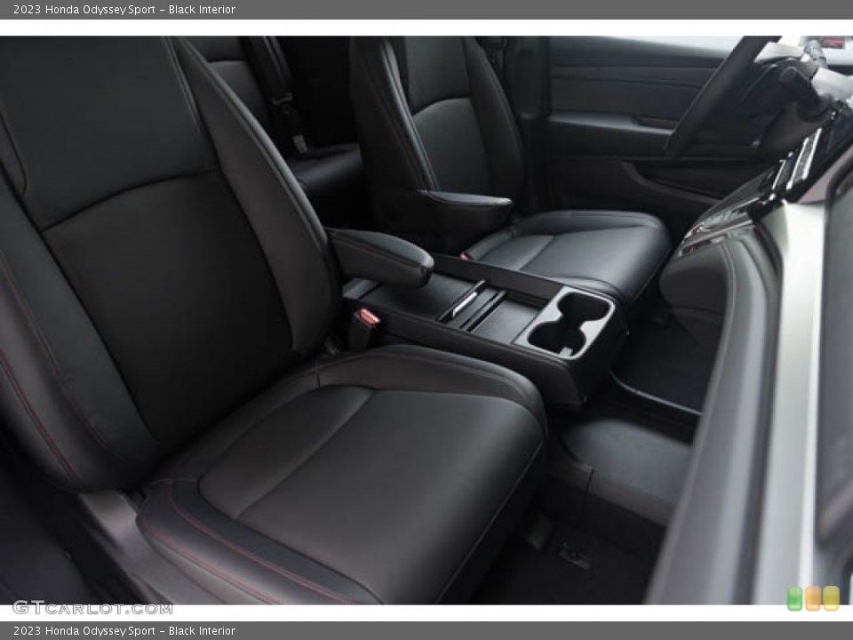 Black Interior Front Seat for the 2023 Honda Odyssey Sport #144669833