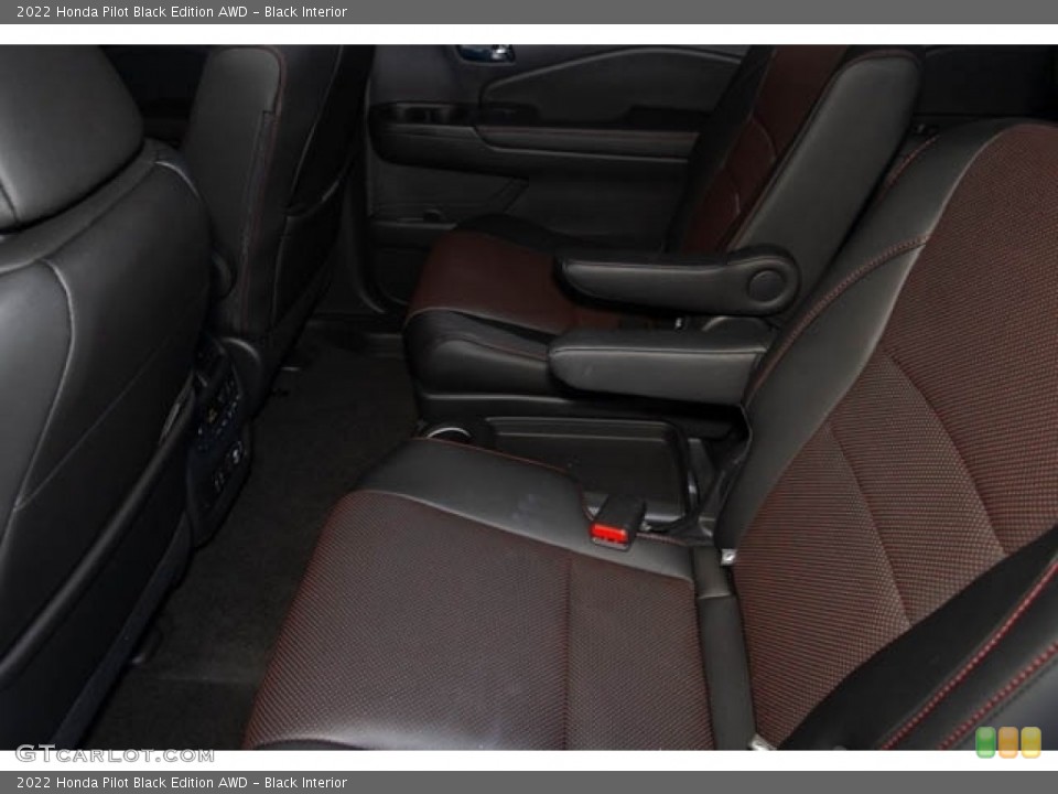 Black Interior Rear Seat for the 2022 Honda Pilot Black Edition AWD #144670334