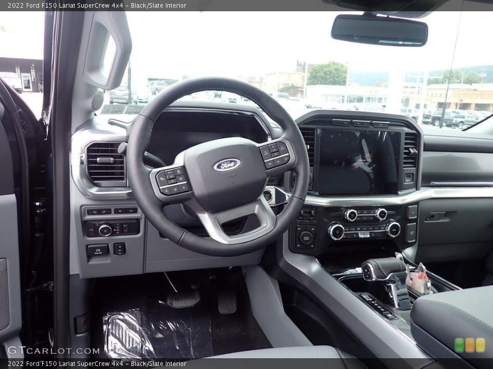 Black/Slate Interior Dashboard for the 2022 Ford F150 Lariat SuperCrew 4x4 #144670610