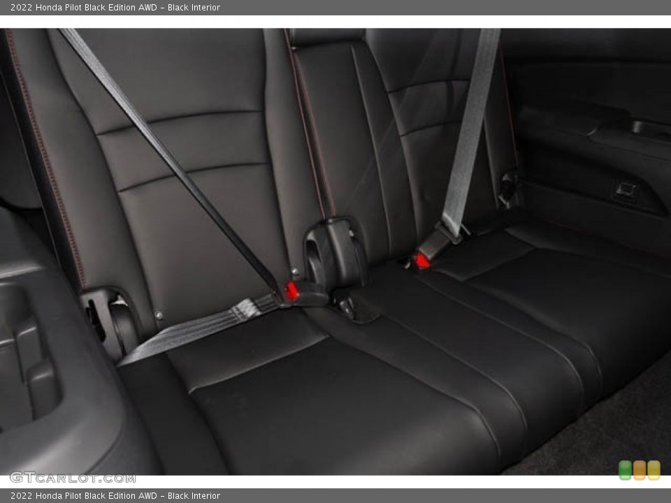 Black Interior Rear Seat for the 2022 Honda Pilot Black Edition AWD #144670625