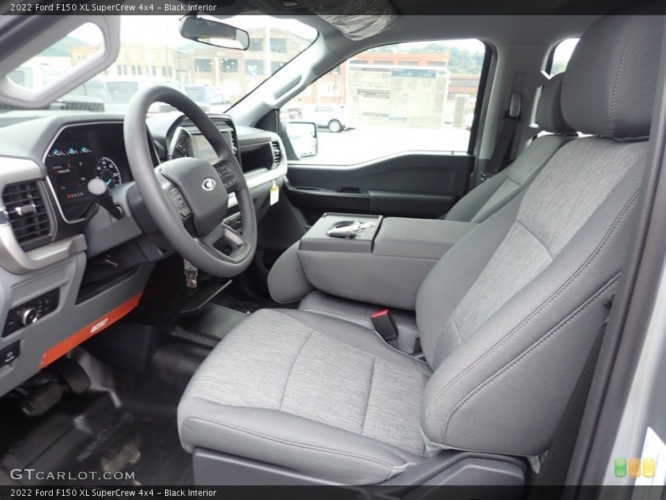 Black Interior Photo for the 2022 Ford F150 XL SuperCrew 4x4 #144671003