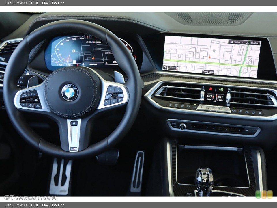 Black Interior Controls for the 2022 BMW X6 M50i #144671264