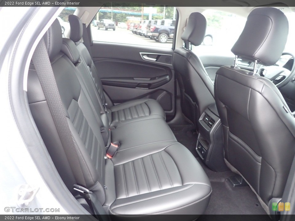 Ebony Interior Rear Seat for the 2022 Ford Edge SEL AWD #144671267
