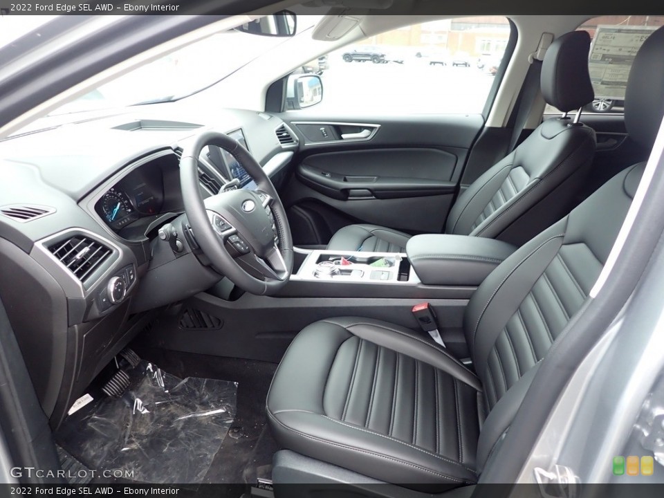 Ebony Interior Photo for the 2022 Ford Edge SEL AWD #144671330