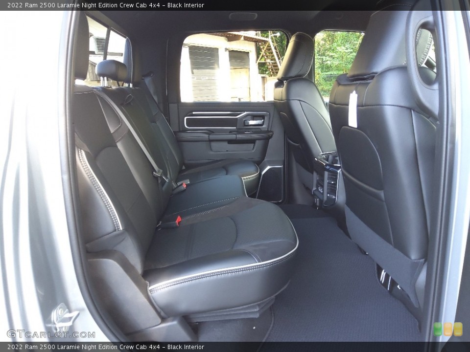 Black Interior Rear Seat for the 2022 Ram 2500 Laramie Night Edition Crew Cab 4x4 #144671384