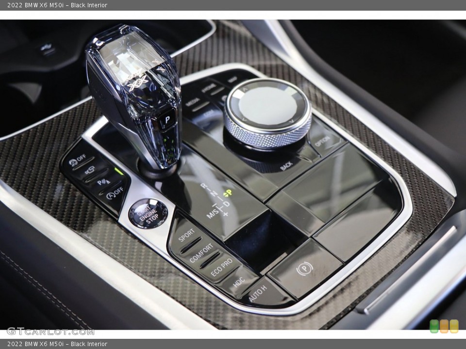 Black Interior Transmission for the 2022 BMW X6 M50i #144671402