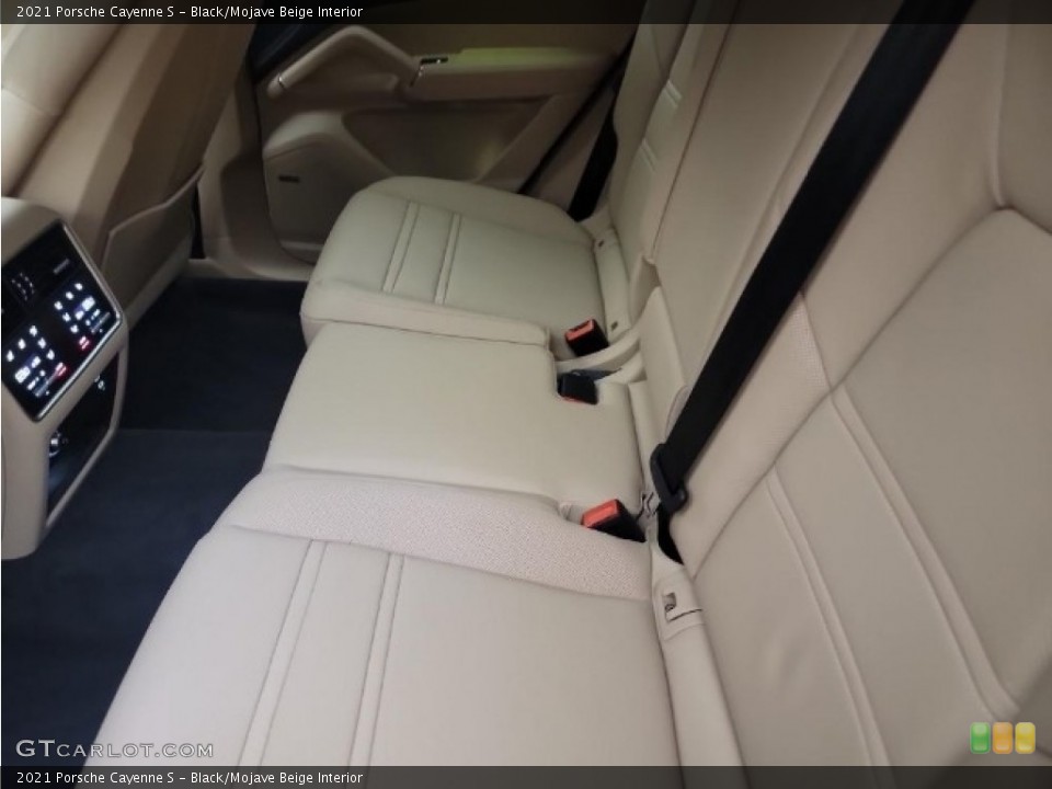 Black/Mojave Beige Interior Rear Seat for the 2021 Porsche Cayenne S #144671573