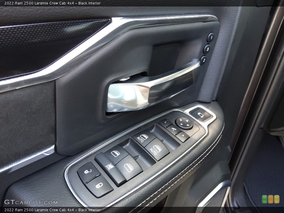 Black Interior Door Panel for the 2022 Ram 2500 Laramie Crew Cab 4x4 #144672077