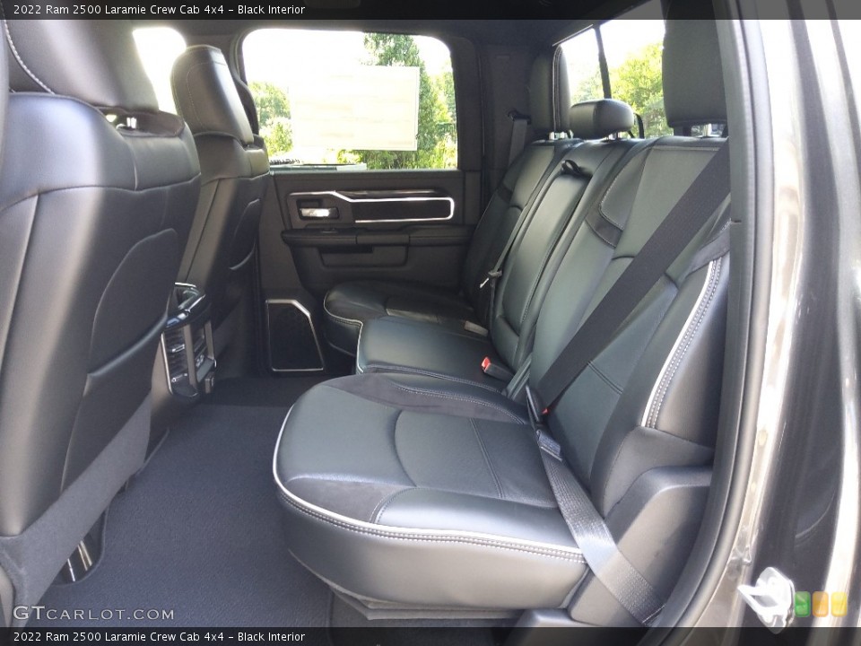 Black Interior Rear Seat for the 2022 Ram 2500 Laramie Crew Cab 4x4 #144672122