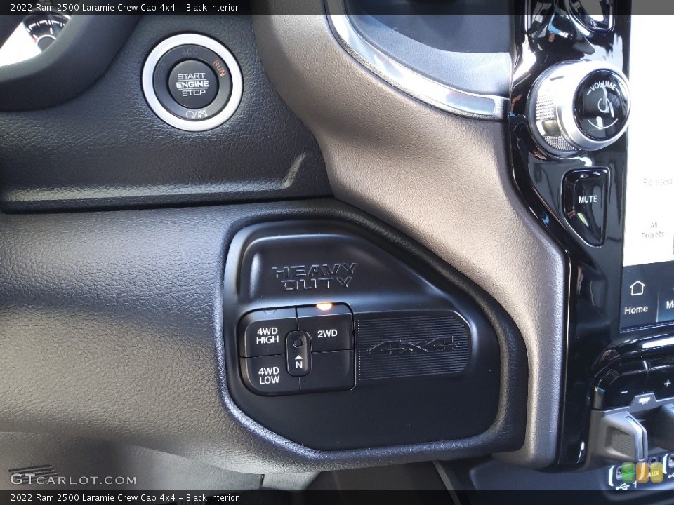 Black Interior Controls for the 2022 Ram 2500 Laramie Crew Cab 4x4 #144672302