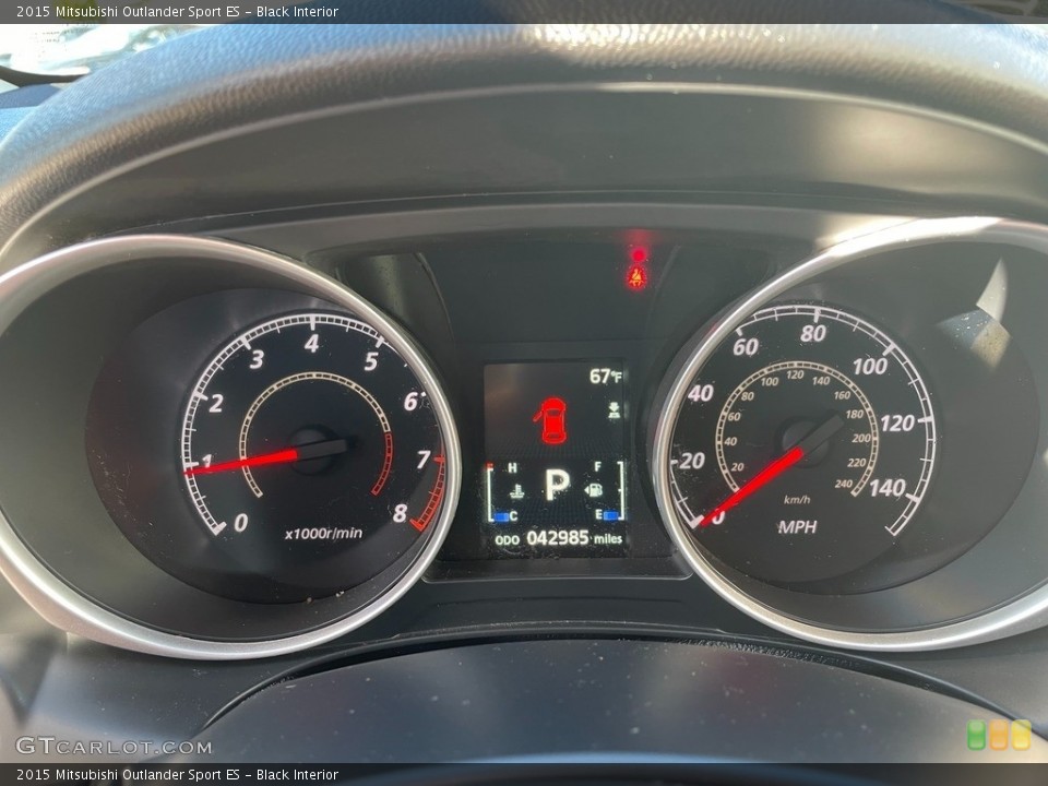 Black Interior Gauges for the 2015 Mitsubishi Outlander Sport ES #144676310