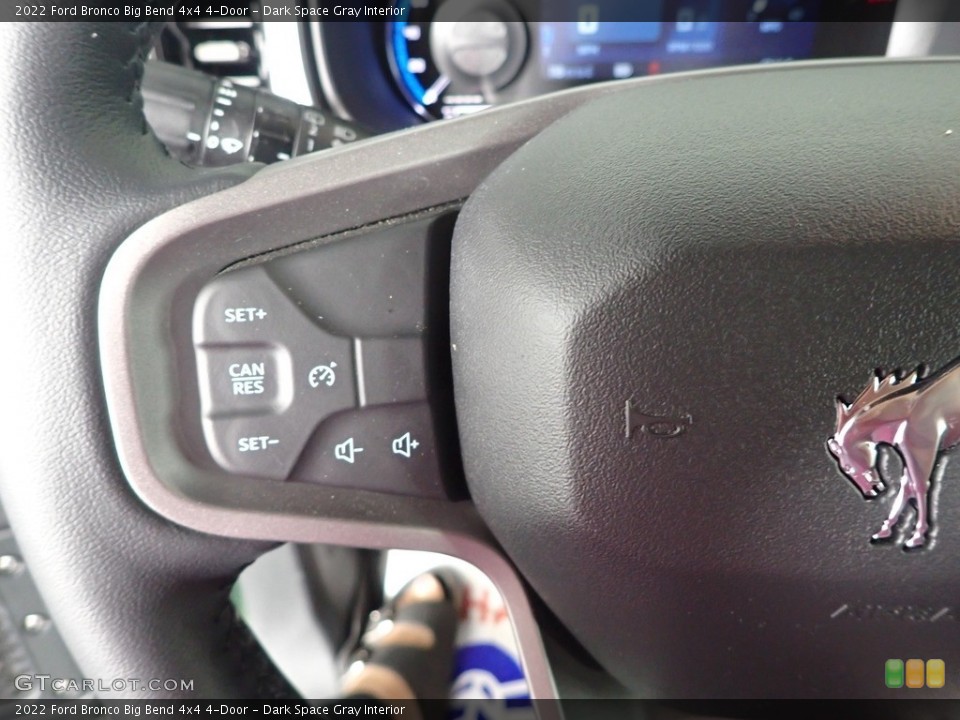 Dark Space Gray Interior Steering Wheel for the 2022 Ford Bronco Big Bend 4x4 4-Door #144676706