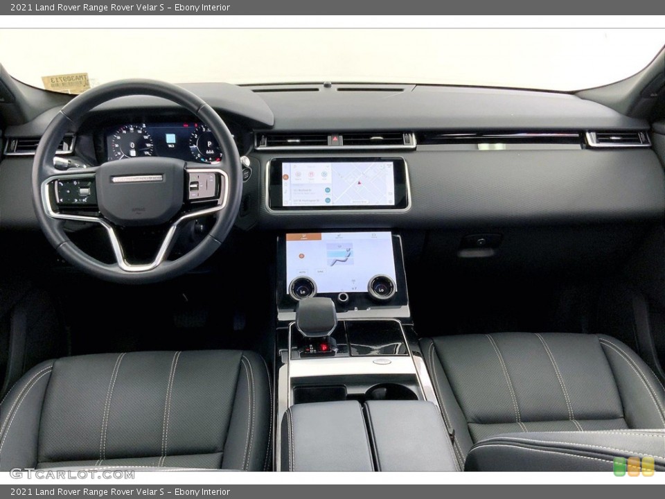 Ebony Interior Photo for the 2021 Land Rover Range Rover Velar S #144677855