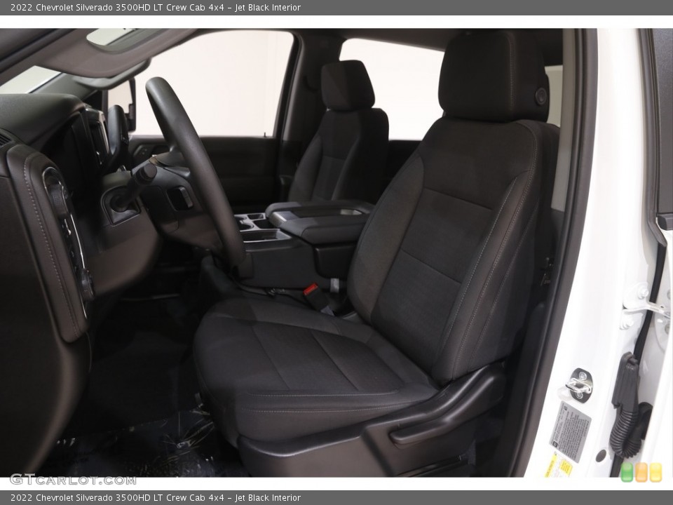 Jet Black Interior Front Seat for the 2022 Chevrolet Silverado 3500HD LT Crew Cab 4x4 #144678380
