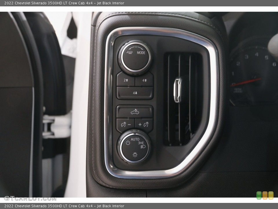 Jet Black Interior Controls for the 2022 Chevrolet Silverado 3500HD LT Crew Cab 4x4 #144678398