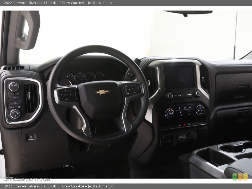 Jet Black Interior Dashboard for the 2022 Chevrolet Silverado 3500HD LT Crew Cab 4x4 #144678413