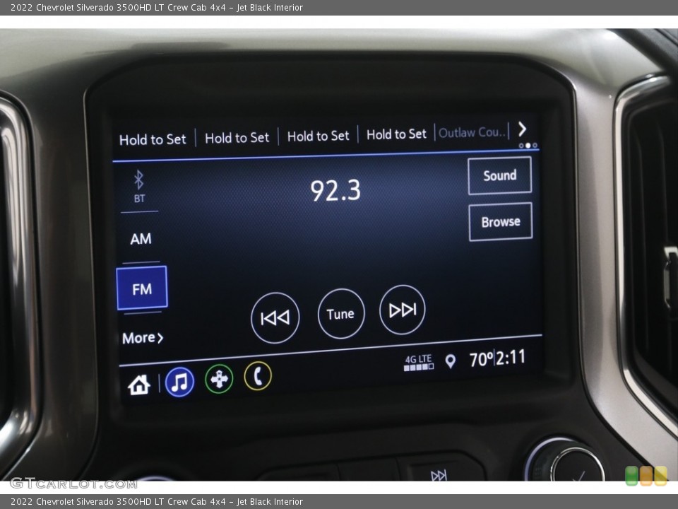 Jet Black Interior Audio System for the 2022 Chevrolet Silverado 3500HD LT Crew Cab 4x4 #144678476