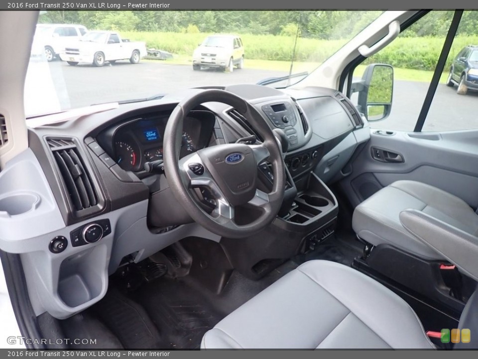 Pewter Interior Photo for the 2016 Ford Transit 250 Van XL LR Long #144678599