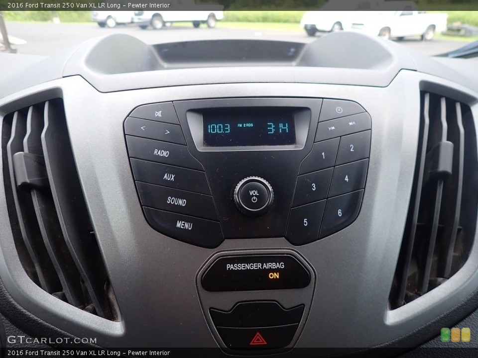 Pewter Interior Controls for the 2016 Ford Transit 250 Van XL LR Long #144678635