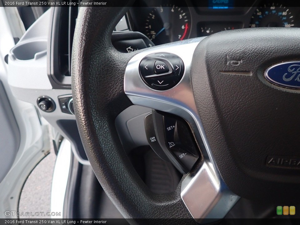 Pewter Interior Steering Wheel for the 2016 Ford Transit 250 Van XL LR Long #144678695