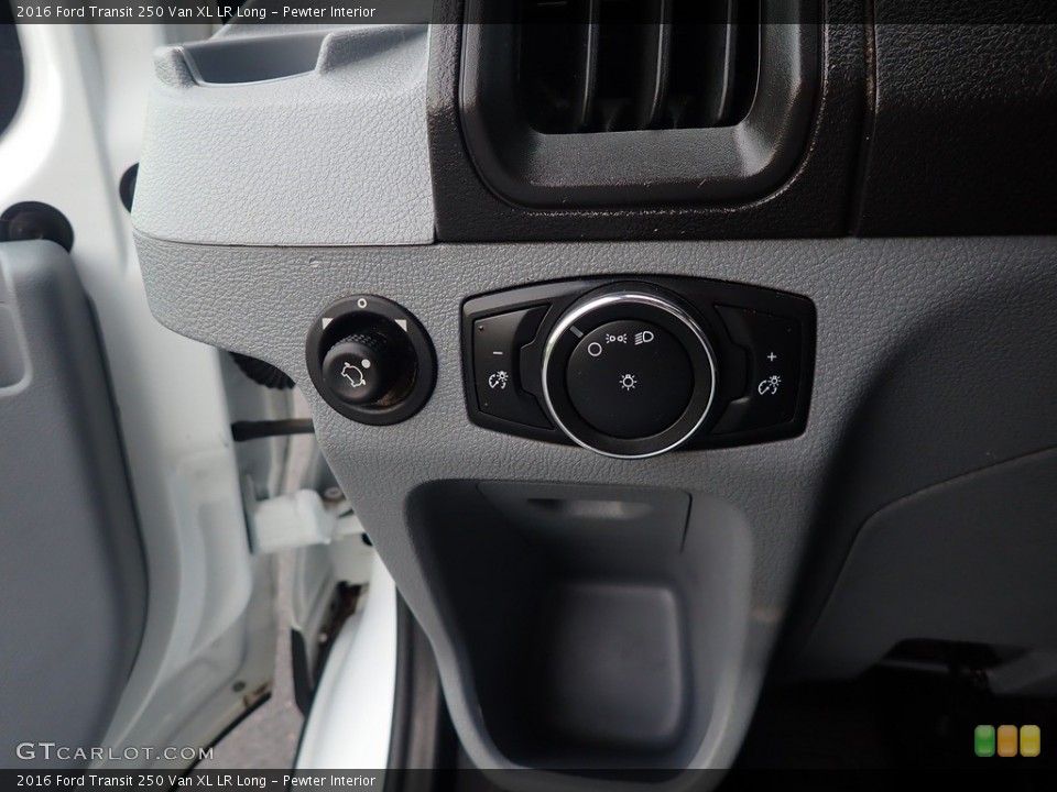 Pewter Interior Controls for the 2016 Ford Transit 250 Van XL LR Long #144678710