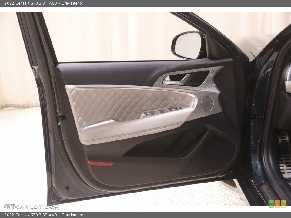 Gray Interior Door Panel for the 2022 Genesis G70 3.3T AWD #144679190