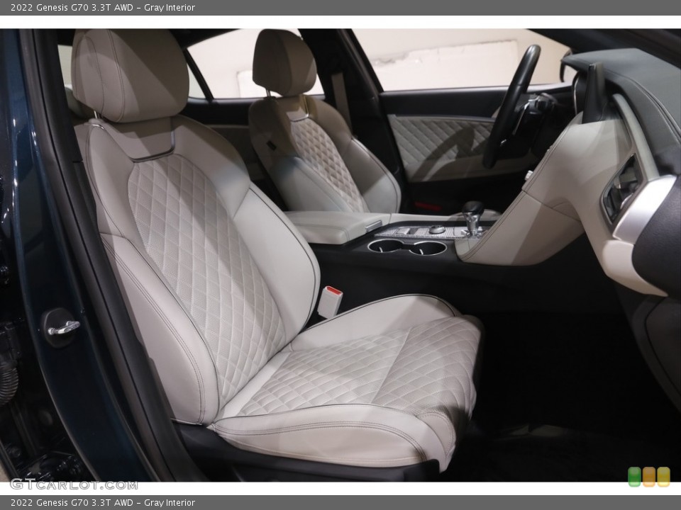 Gray Interior Front Seat for the 2022 Genesis G70 3.3T AWD #144679316