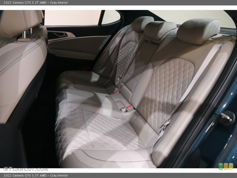 Gray Interior Rear Seat for the 2022 Genesis G70 3.3T AWD #144679334
