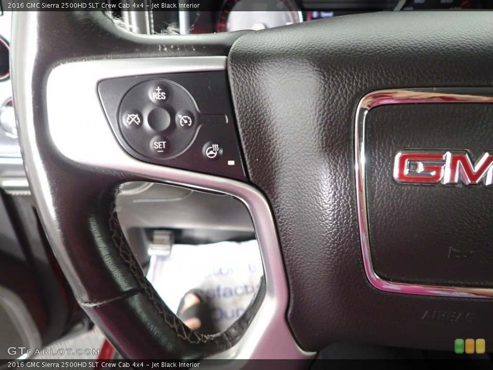 Jet Black Interior Steering Wheel for the 2016 GMC Sierra 2500HD SLT Crew Cab 4x4 #144679871
