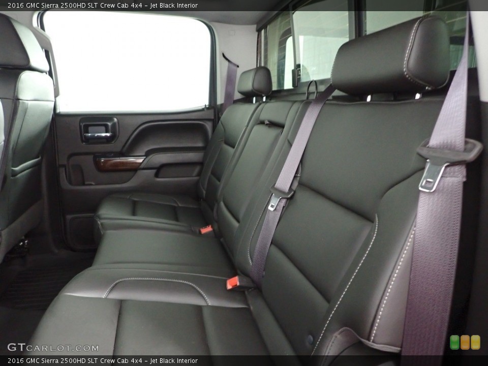 Jet Black Interior Rear Seat for the 2016 GMC Sierra 2500HD SLT Crew Cab 4x4 #144679943