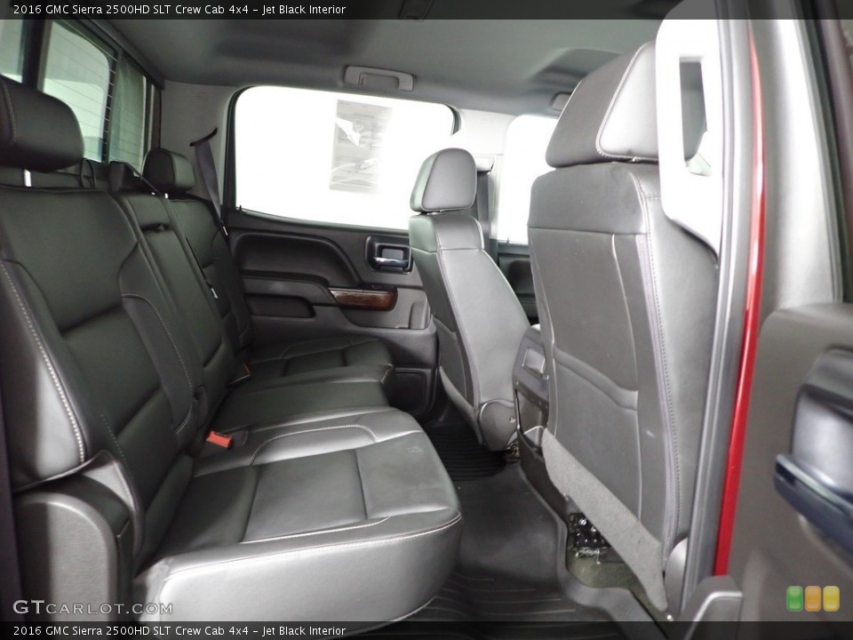 Jet Black Interior Rear Seat for the 2016 GMC Sierra 2500HD SLT Crew Cab 4x4 #144679972