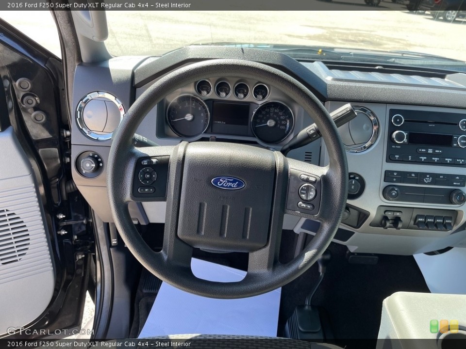 Steel Interior Steering Wheel for the 2016 Ford F250 Super Duty XLT Regular Cab 4x4 #144680060