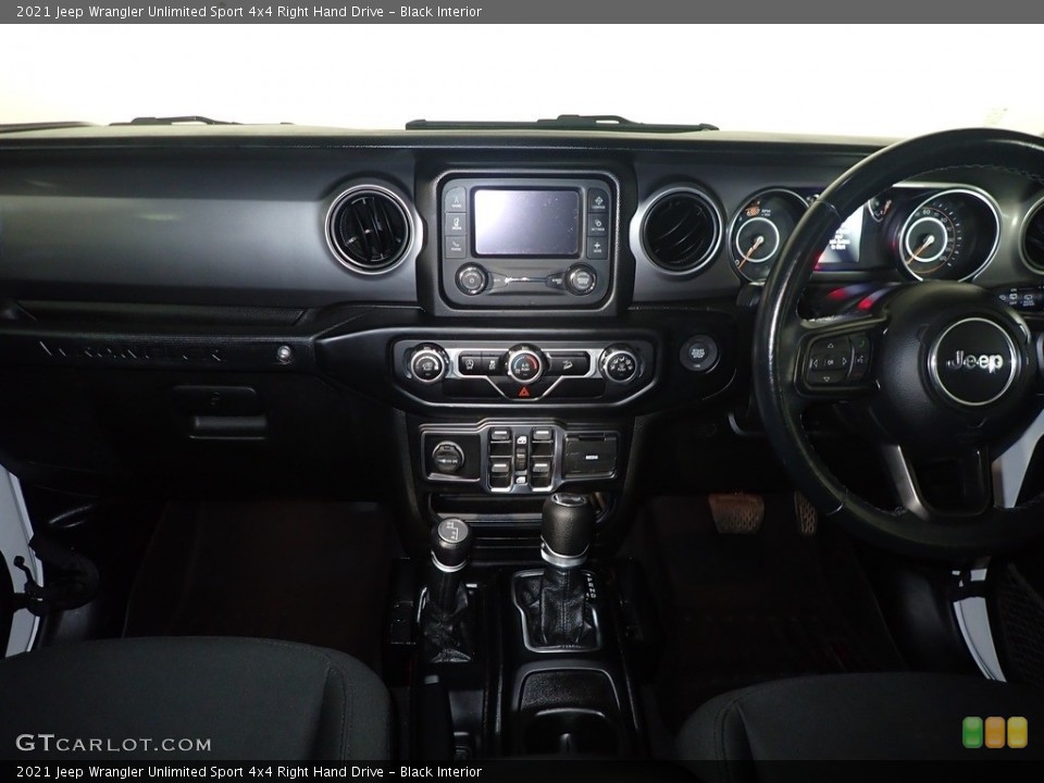 Black Interior Controls for the 2021 Jeep Wrangler Unlimited Sport 4x4 Right Hand Drive #144680369