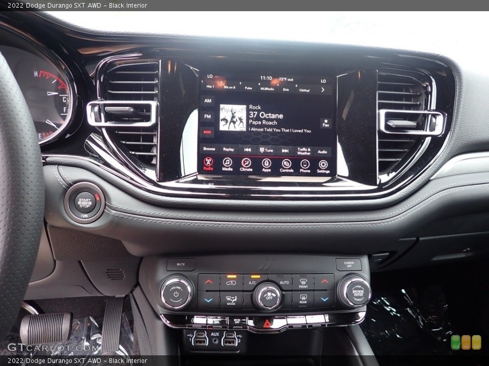 Black Interior Controls for the 2022 Dodge Durango SXT AWD #144681109