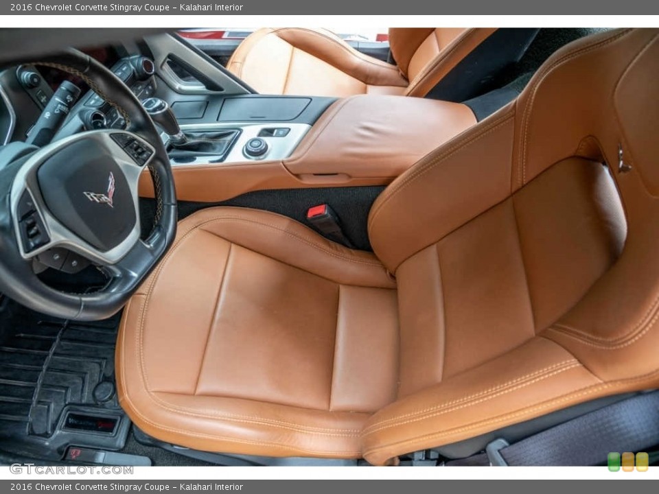 Kalahari Interior Front Seat for the 2016 Chevrolet Corvette Stingray Coupe #144681973