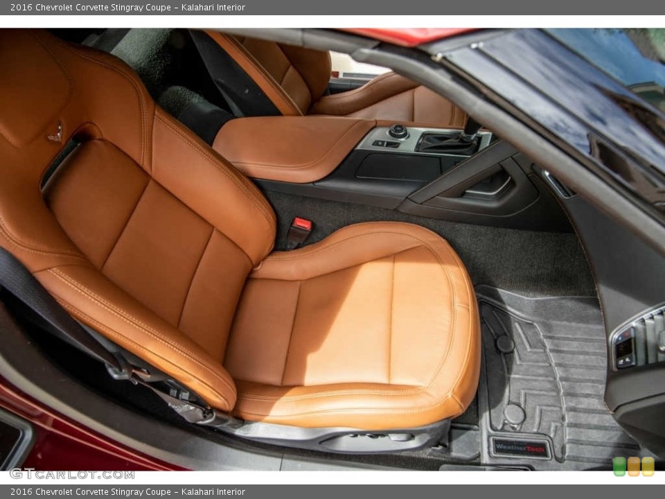 Kalahari Interior Front Seat for the 2016 Chevrolet Corvette Stingray Coupe #144682069