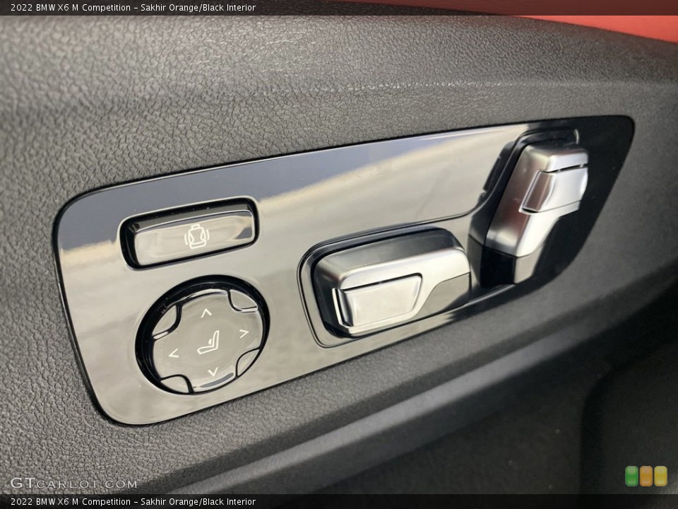Sakhir Orange/Black Interior Controls for the 2022 BMW X6 M Competition #144685593