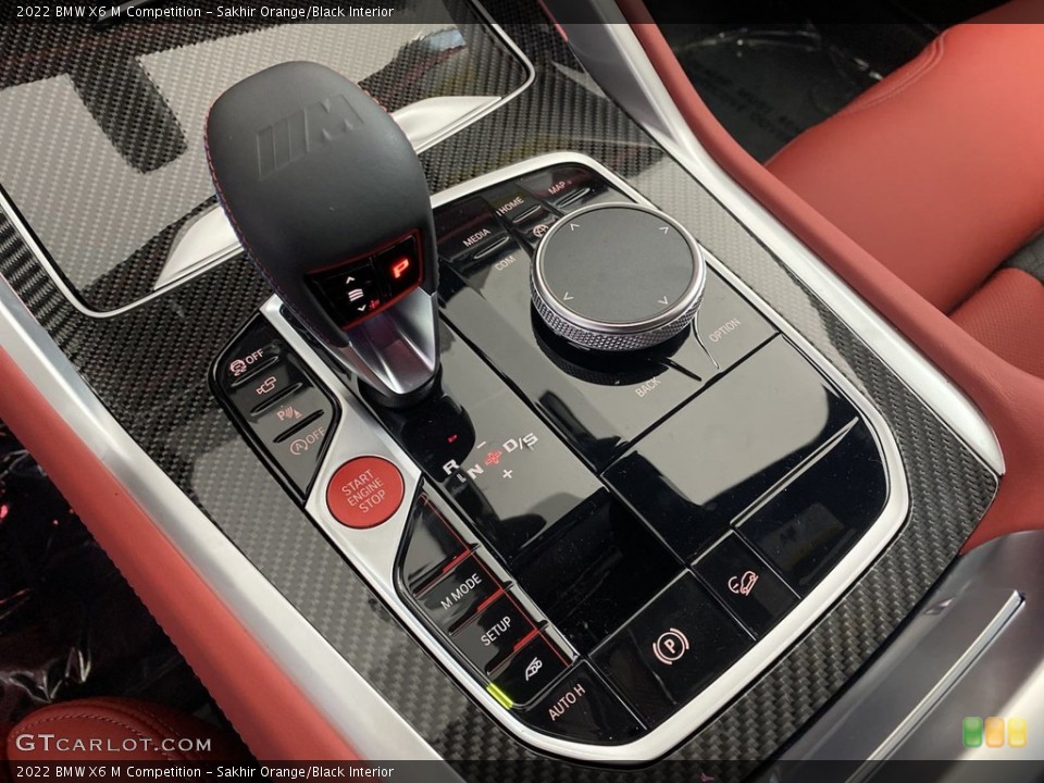 Sakhir Orange/Black Interior Transmission for the 2022 BMW X6 M Competition #144685902