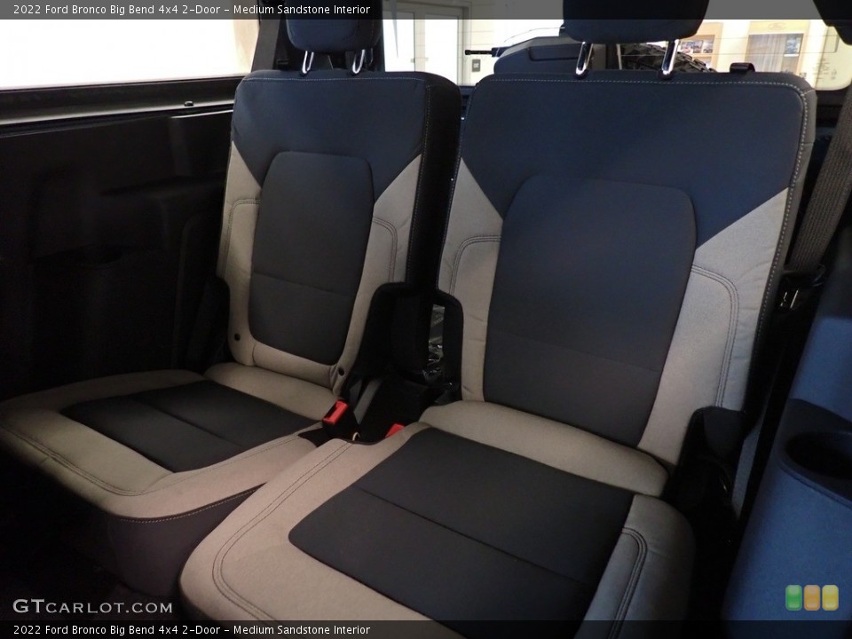 Medium Sandstone Interior Rear Seat for the 2022 Ford Bronco Big Bend 4x4 2-Door #144686550