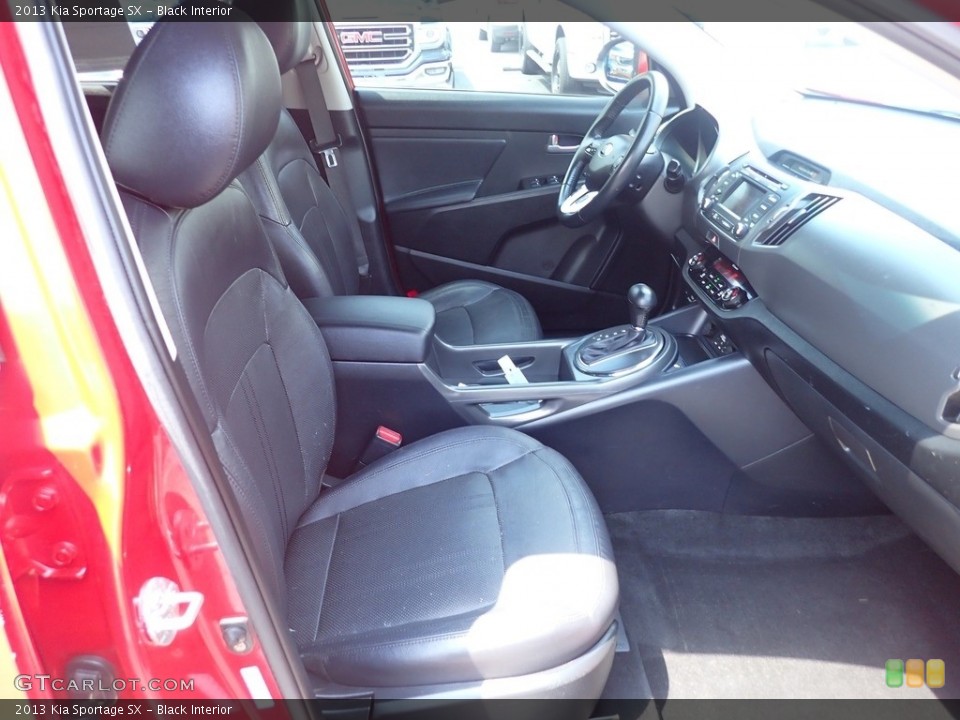 Black Interior Front Seat for the 2013 Kia Sportage SX #144686553