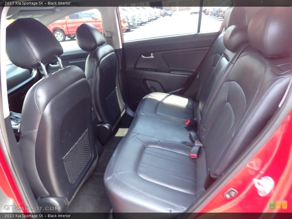 Black Interior Rear Seat for the 2013 Kia Sportage SX #144686580