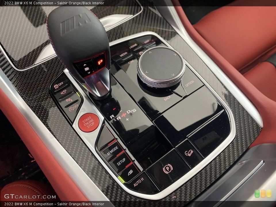 Sakhir Orange/Black Interior Transmission for the 2022 BMW X6 M Competition #144686622