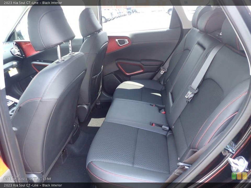 Black Interior Rear Seat for the 2023 Kia Soul GT-Line #144687525