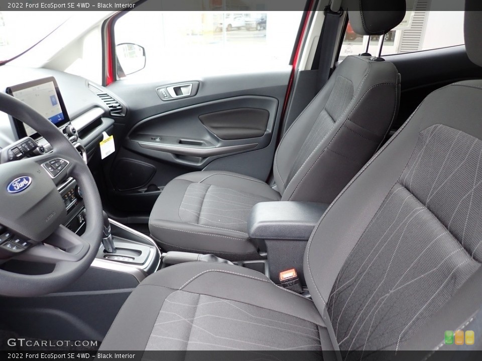 Black Interior Photo for the 2022 Ford EcoSport SE 4WD #144687528