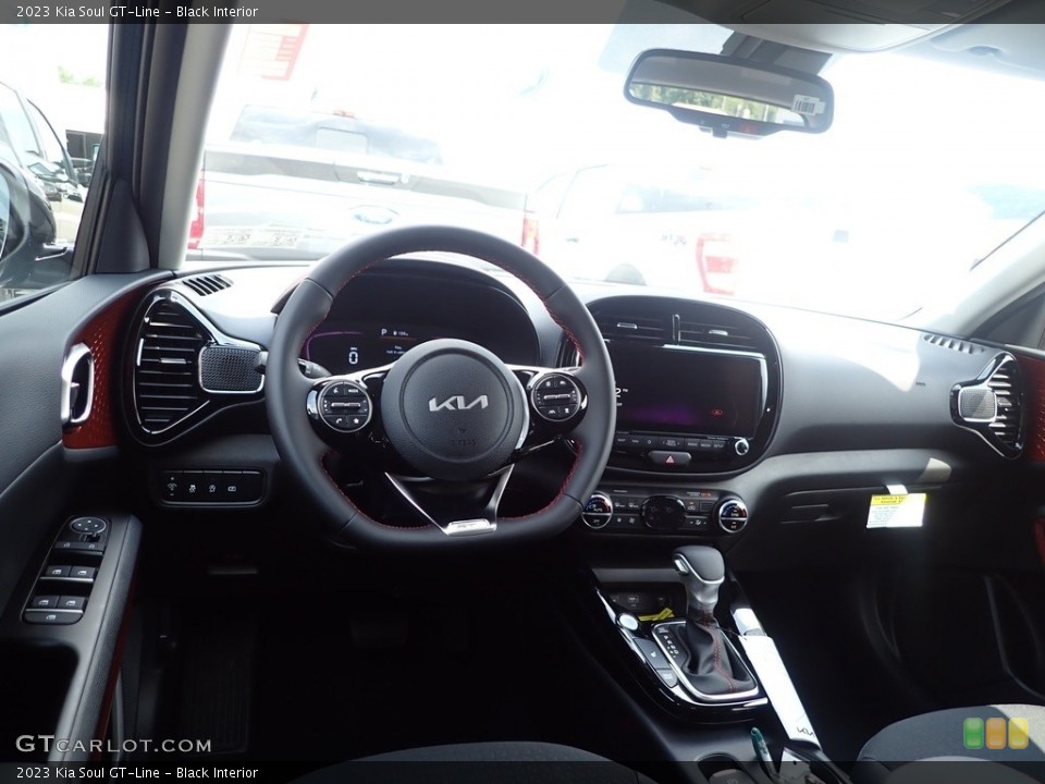 Black Interior Dashboard for the 2023 Kia Soul GT-Line #144687543