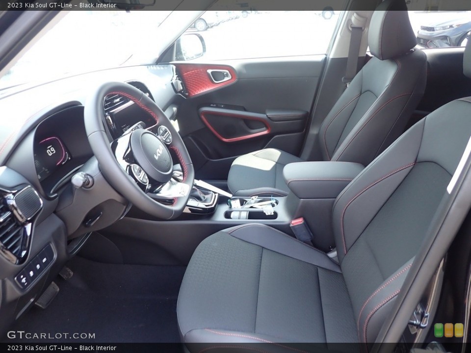 Black Interior Front Seat for the 2023 Kia Soul GT-Line #144687565