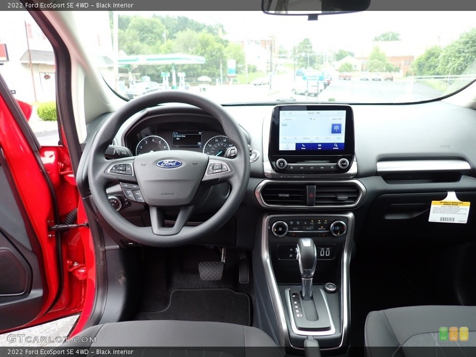 Black Interior Dashboard for the 2022 Ford EcoSport SE 4WD #144687566