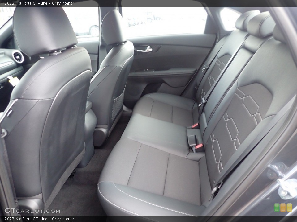 Gray Interior Rear Seat for the 2023 Kia Forte GT-Line #144688005