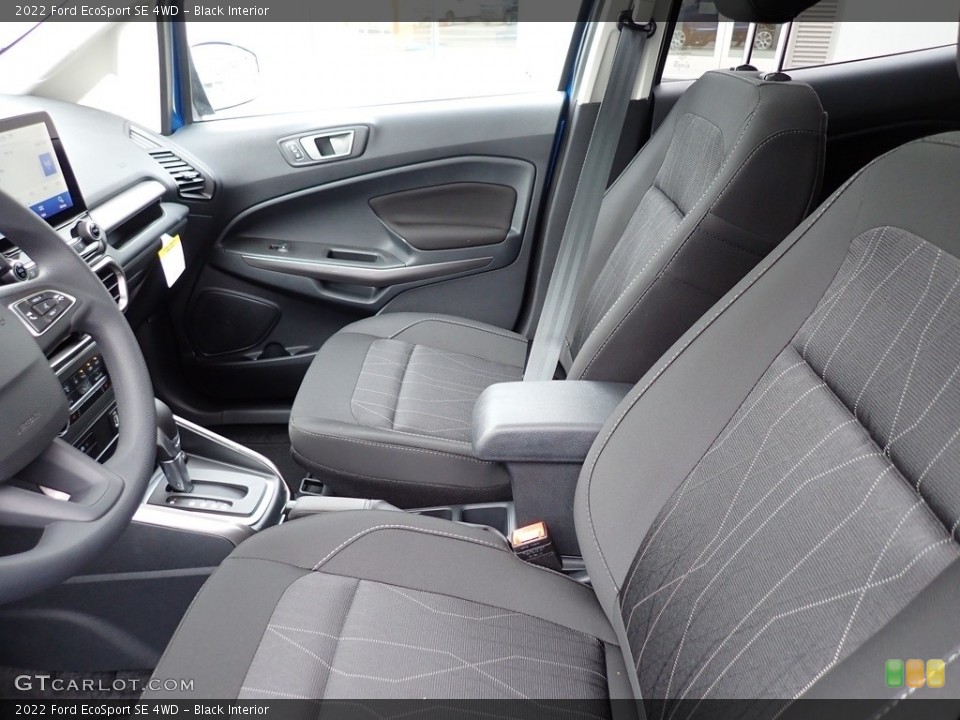 Black Interior Front Seat for the 2022 Ford EcoSport SE 4WD #144688011